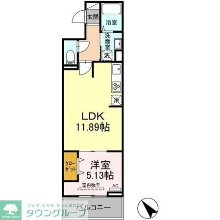 セレスティア西台Bの物件間取画像